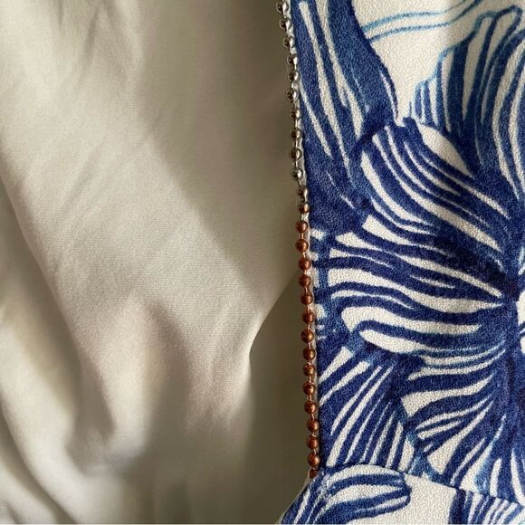 Stylestalker Womens Magnolia Floral Mini Dress Size XS Open Back Layered Flutter - Picture 6 of 12